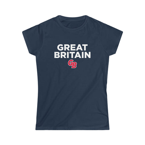 GB Great Britain Women's Soft-style T-Shirt